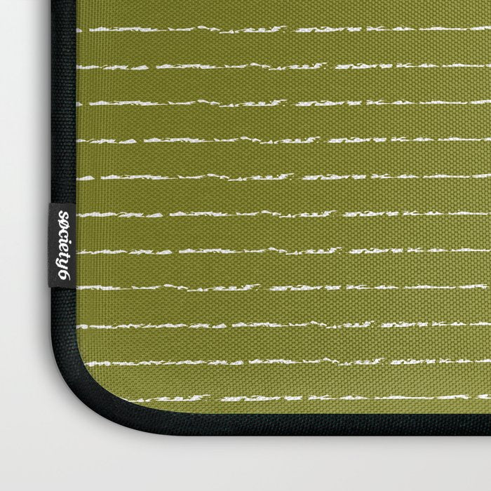 Lines (Matcha Green) Laptop Sleeve Gallery Image 3
