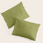 Lines (Matcha Green) Pillow Sham Gallery Image 3
