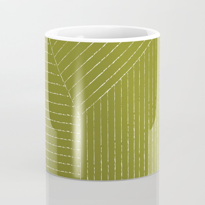 Lines (Matcha Green) Coffee Mug Gallery Image 4
