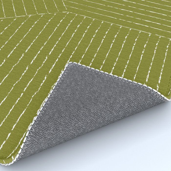 Lines (Matcha Green) Rug Gallery Image 4