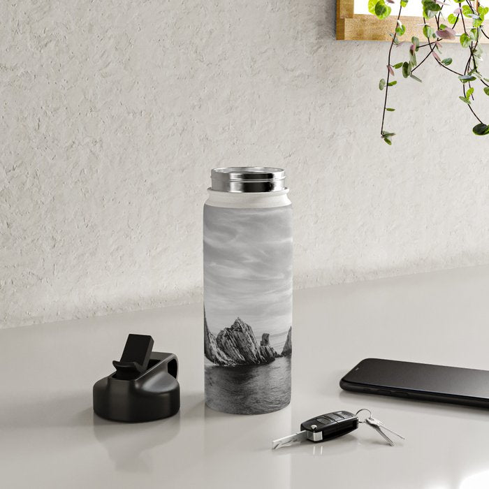 Black and White Ocean Water Bottle Gallery Image 4