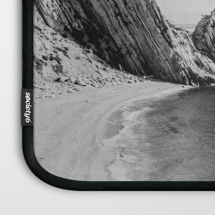 Black and White Ocean Laptop Sleeve Gallery Image 3