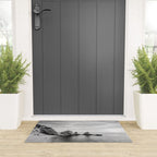 Black and White Ocean Welcome Mat Gallery Image 3