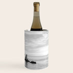 Black and White Ocean Wine Chiller Gallery Image 3