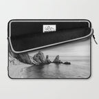 Black and White Ocean Laptop Sleeve Gallery Image 2