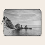 Black and White Ocean Laptop Sleeve Gallery Image 2