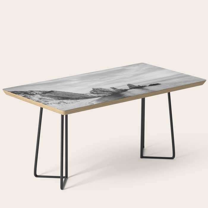 Black and White Ocean Coffee Table Gallery Image 1