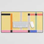 Minimal Geometric Abstraction 63 Desk Mat Gallery Image 1