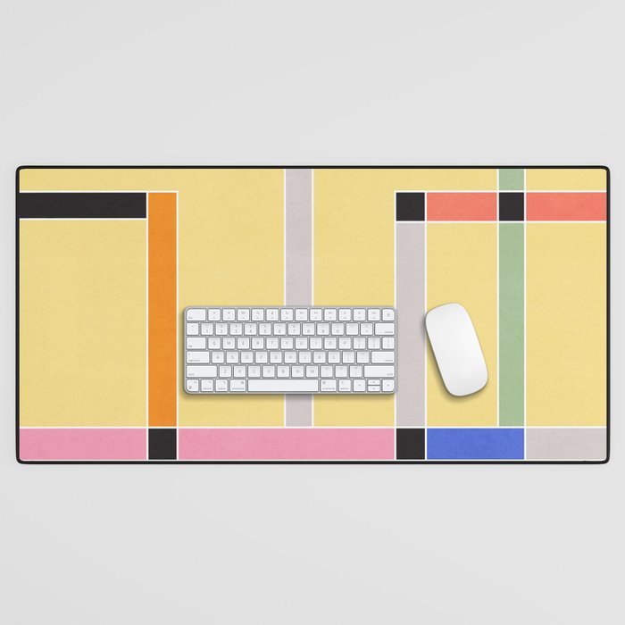 Minimal Geometric Abstraction 63 Desk Mat Gallery Image 1