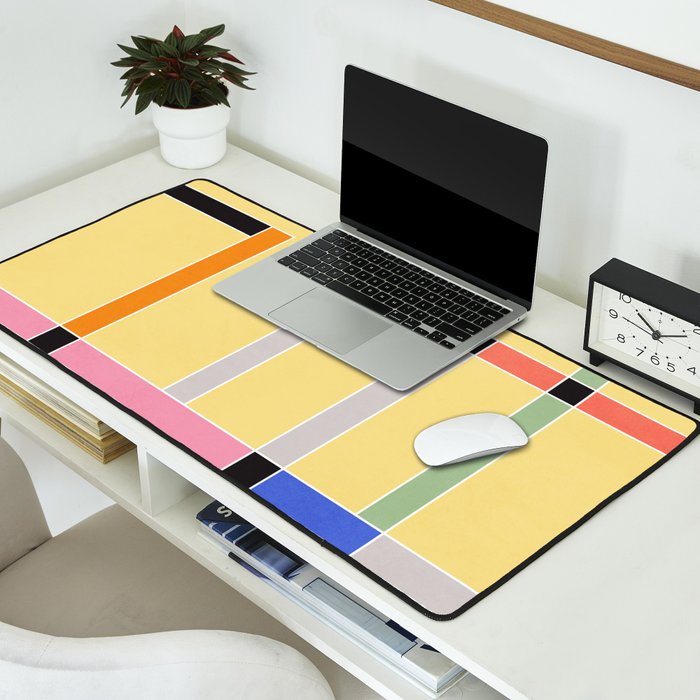Minimal Geometric Abstraction 63 Desk Mat Gallery Image 2