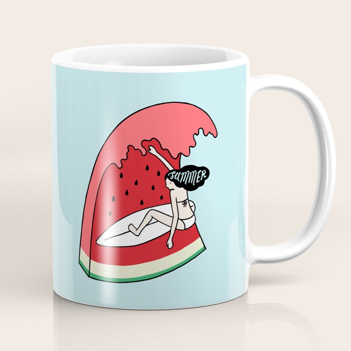 Watermelon Surf Coffee Mug Gallery Image 1