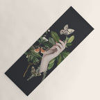 Minimal Collage/ Hand, Plants and Butterflies 7 Yoga Mat Gallery Image 1