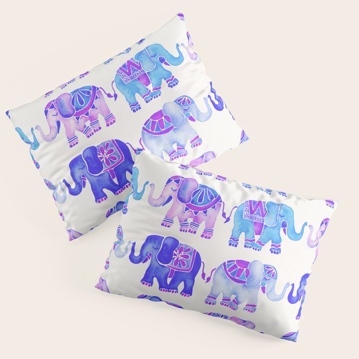 Elephant Collection - Indigo Palette Pillow Sham Gallery Image 3