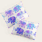 Elephant Collection - Indigo Palette Pillow Sham Gallery Image 3