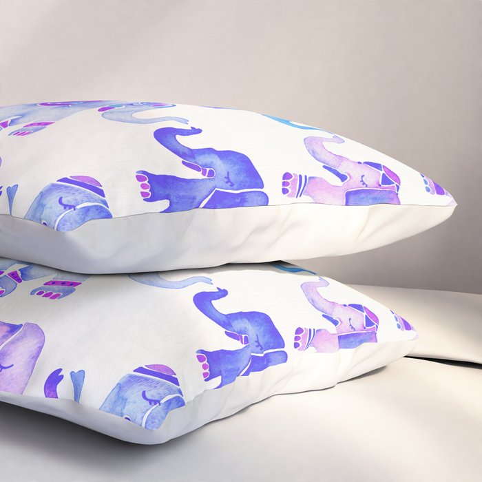 Elephant Collection - Indigo Palette Pillow Sham Gallery Image 3