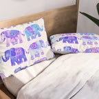 Elephant Collection - Indigo Palette Pillow Sham Gallery Image 2