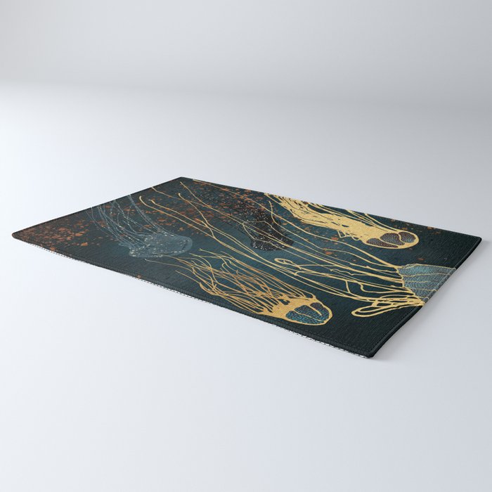 Metallic Jellyfish Rug Gallery Image 3