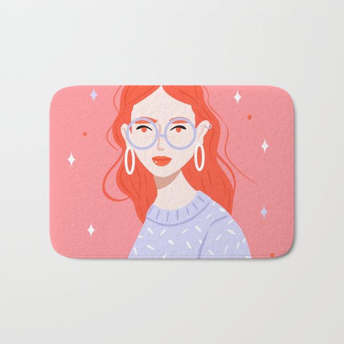 Red Beauty Bath Mat Gallery Image 1