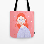 Red Beauty Tote Bag Gallery Image 1