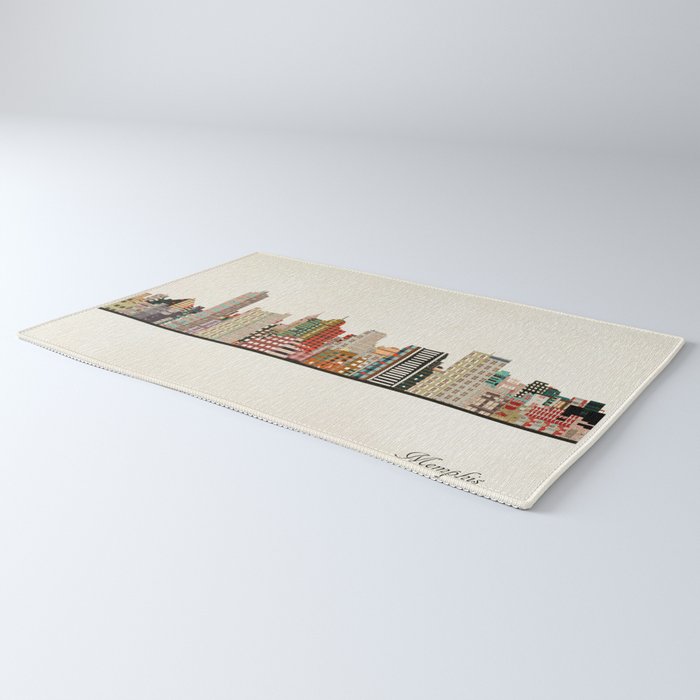 memphis skyline Rug Gallery Image 3