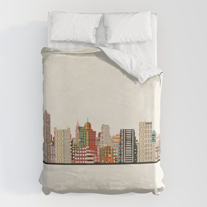 memphis skyline Duvet Cover Gallery Image 6