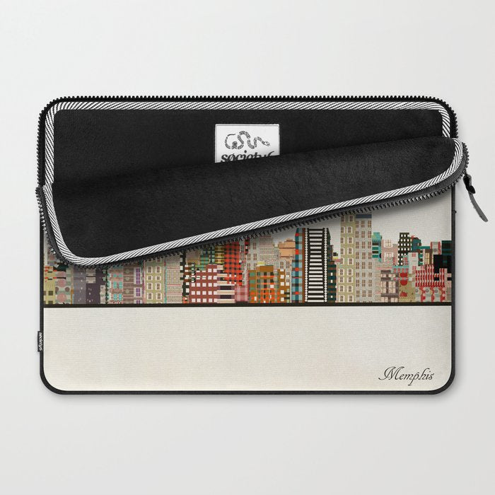 memphis skyline Laptop Sleeve Gallery Image 2