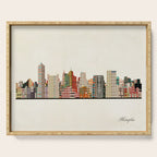 memphis skyline Serving Tray Gallery Image 1