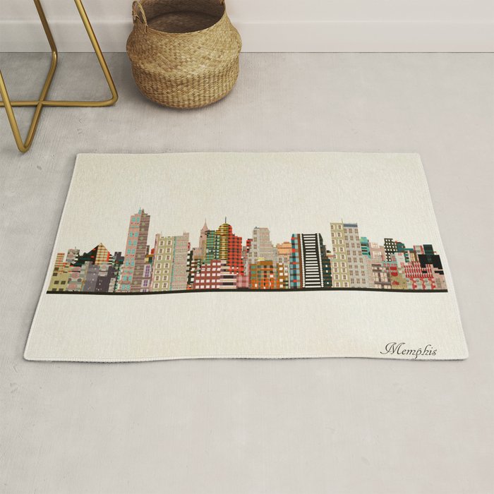 memphis skyline Rug Gallery Image 1