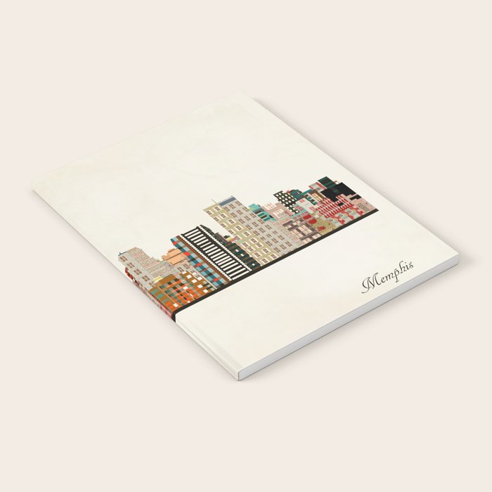 memphis skyline Notebook Gallery Image 2