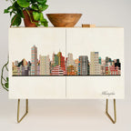 memphis skyline Credenza Gallery Image 1