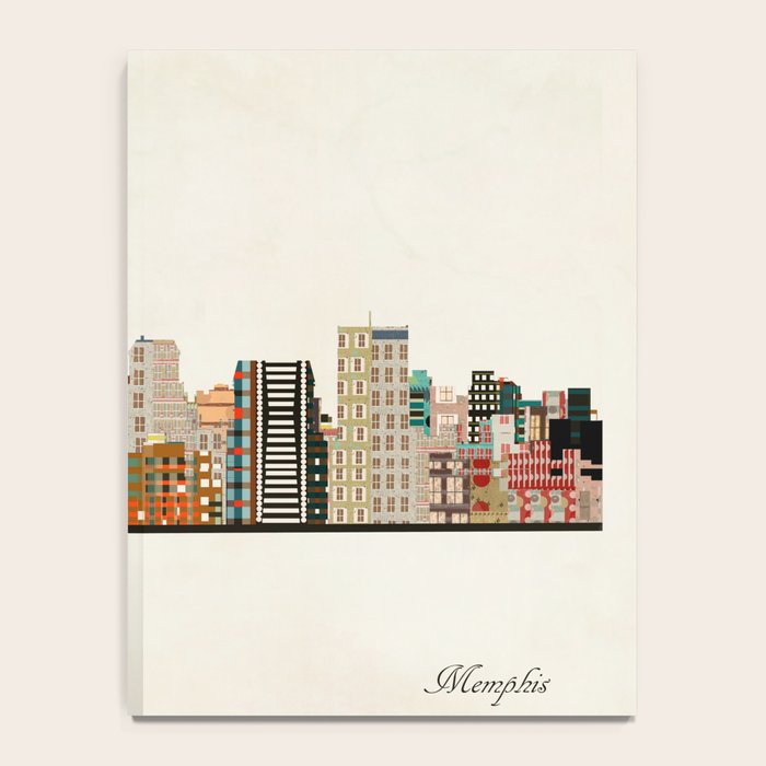 memphis skyline Notebook Gallery Image 4