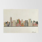 memphis skyline Rug Gallery Image 2