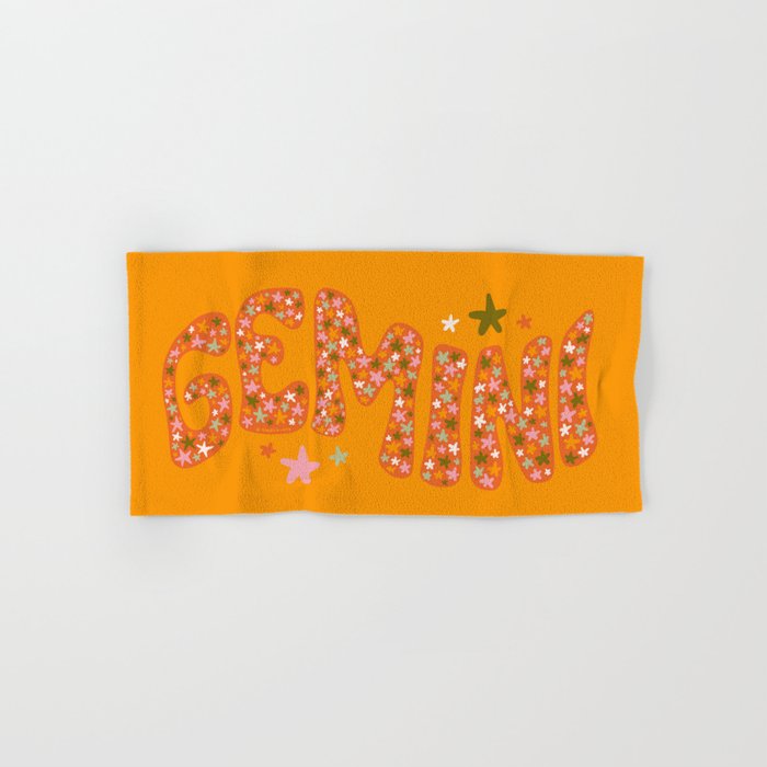 Starry Gemini Bath Towel Gallery Image 1