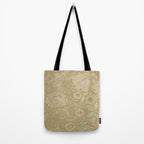William Morris Double Bough Antique Gold Tote Bag Gallery Image 2