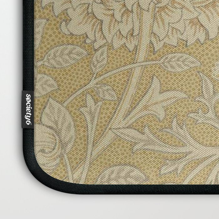 William Morris Double Bough Antique Gold Laptop Sleeve Gallery Image 3