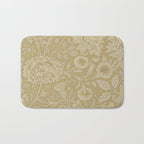 William Morris Double Bough Antique Gold Bath Mat Gallery Image 1