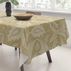 William Morris Double Bough Antique Gold Tablecloth Gallery Image 3