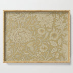 William Morris Double Bough Antique Gold Serving Tray Gallery Image 1
