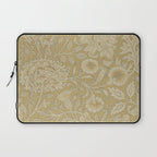 William Morris Double Bough Antique Gold Laptop Sleeve Gallery Image 1