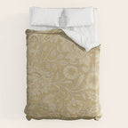 William Morris Double Bough Antique Gold Duvet Cover Gallery Image 6