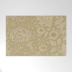 William Morris Double Bough Antique Gold Welcome Mat Gallery Image 1