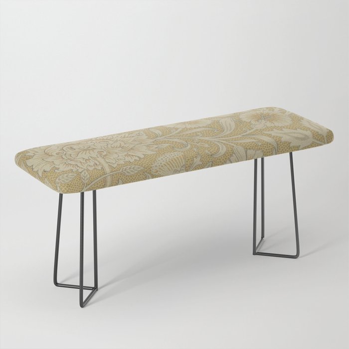 William Morris Double Bough Antique Gold Bench Gallery Image 1