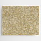 William Morris Double Bough Antique Gold Jigsaw Puzzle Gallery Image 1