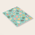 Floral Easter Eggs - Aqua Notebook Gallery Image 3