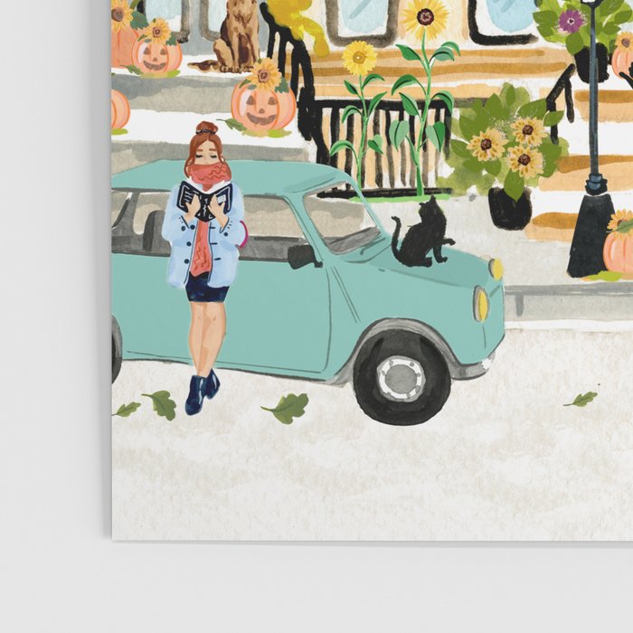 Autumn City Scene Poster Gallery Image 3