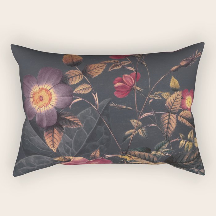 Night Garden 4 Rectangular Pillow Gallery Image 1