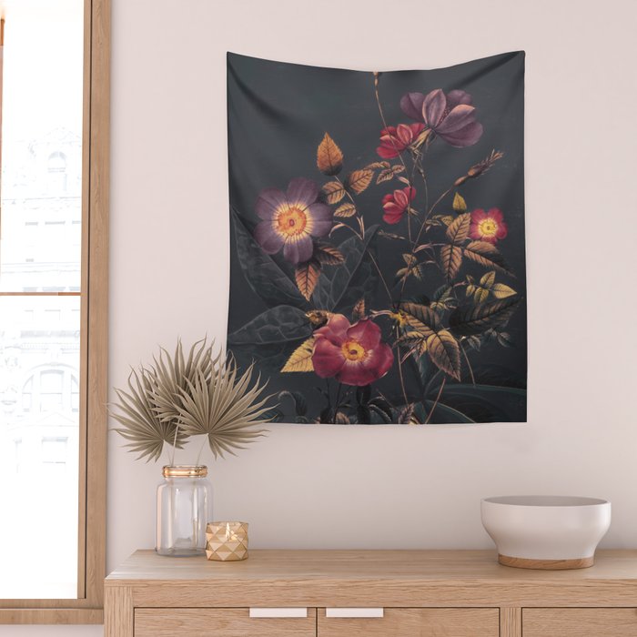 Night Garden 4 Wall Tapestry Gallery Image 2