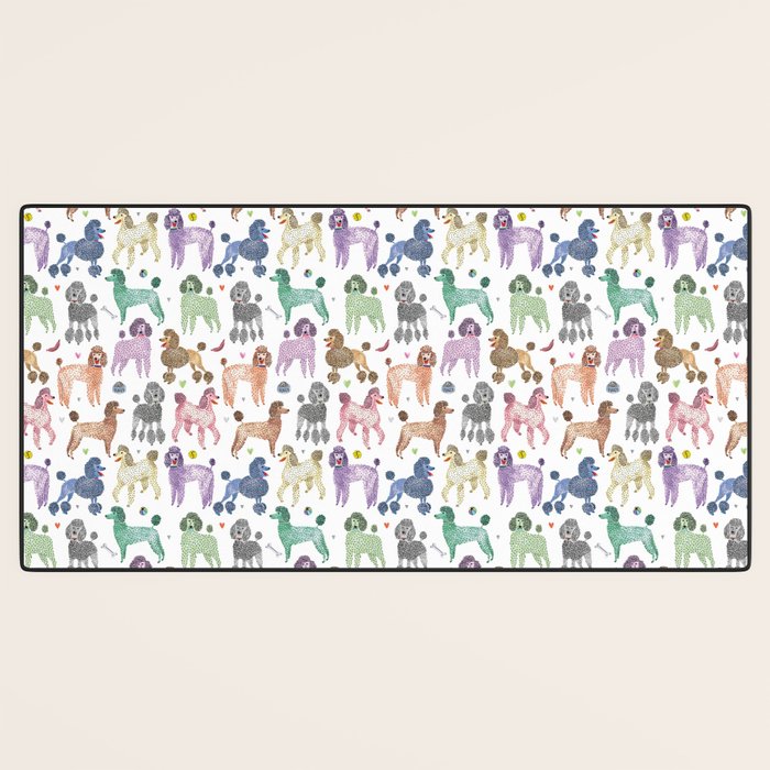 Poodles by Veronique de Jong Desk Mat Gallery Image 3