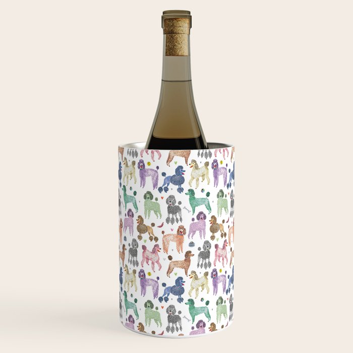 Poodles by Veronique de Jong Wine Chiller Gallery Image 3