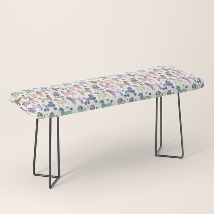 Poodles by Veronique de Jong Bench Gallery Image 1